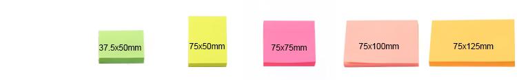 37.5x50mm sticky notes sets