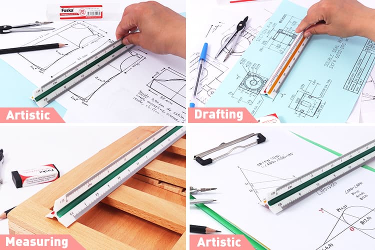 Wide Application Plastic Ruler