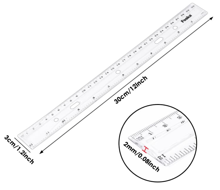 High Quality Plastic Ruler