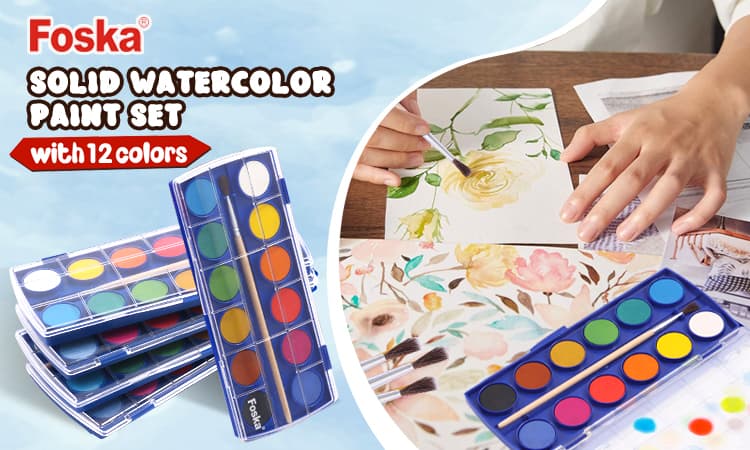 Solid Water Color Paint Set