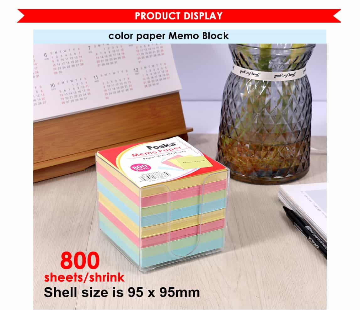 800 sheets memo pads