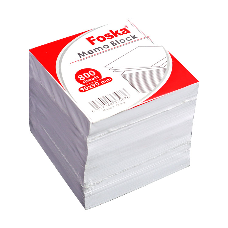 Shrink packing memo block