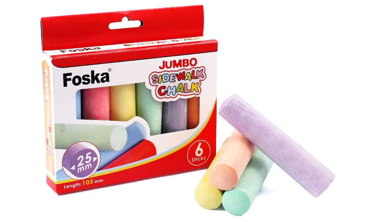 color jumbo sidewalk chalk