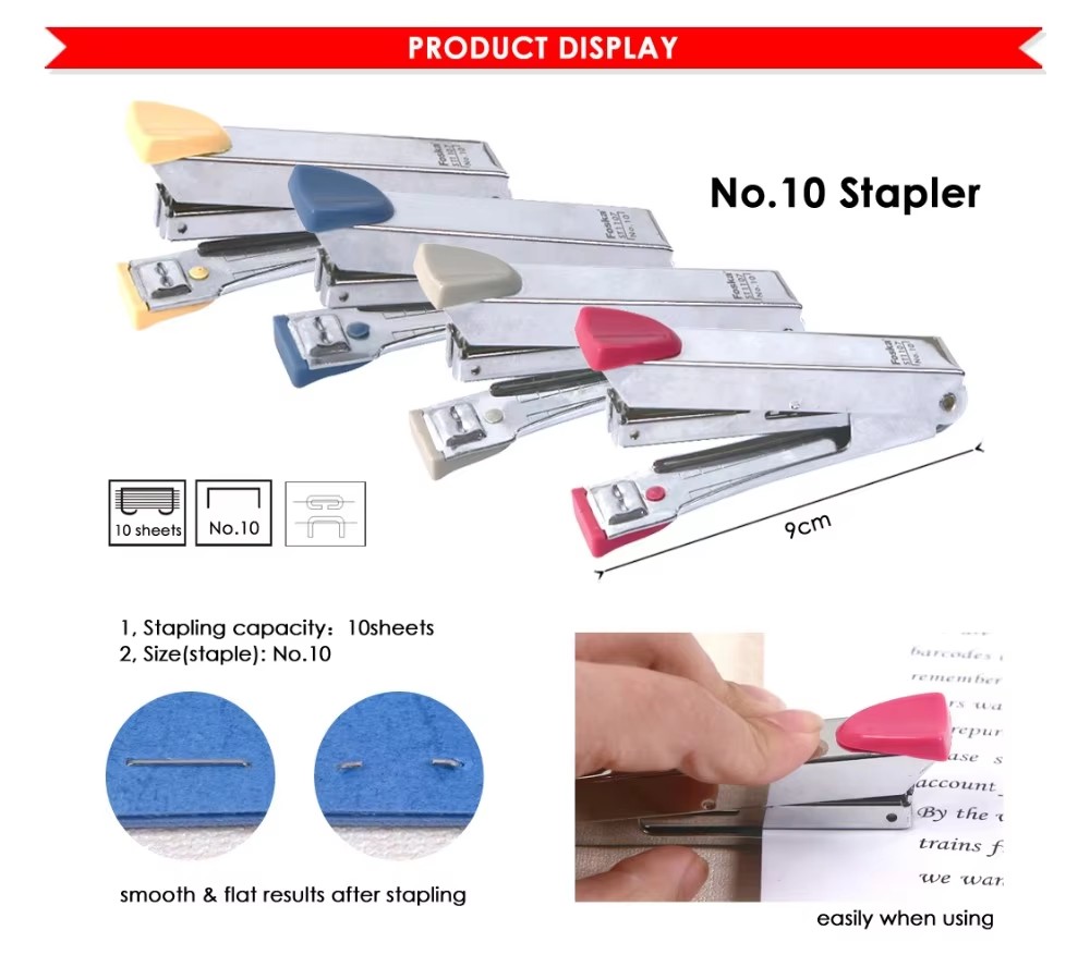 No. 10 metal stapler