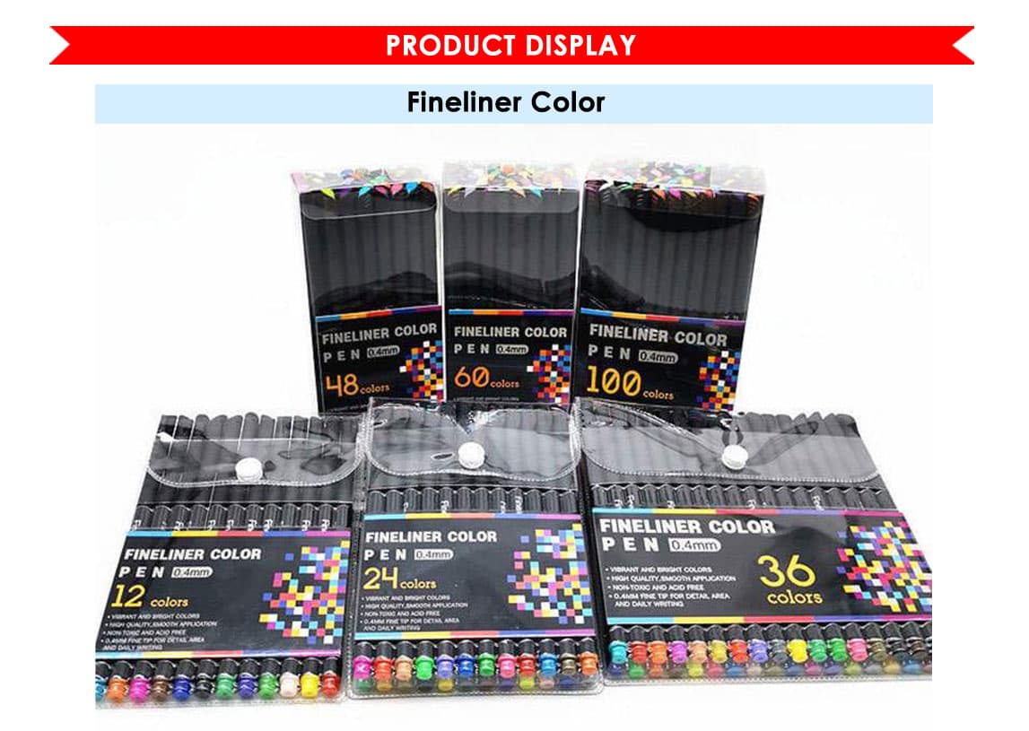 fineliner color pen set