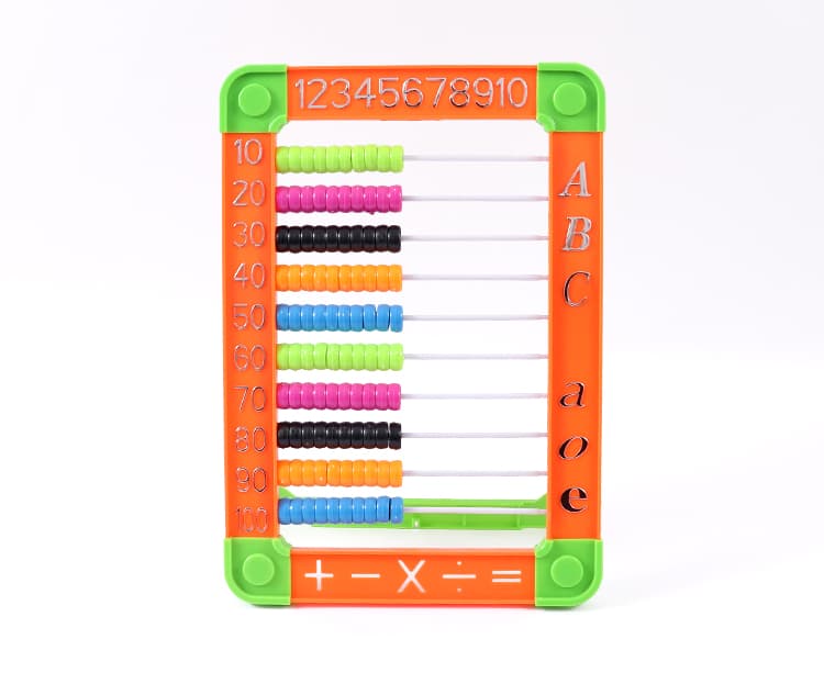 Orange Plastic Abacus