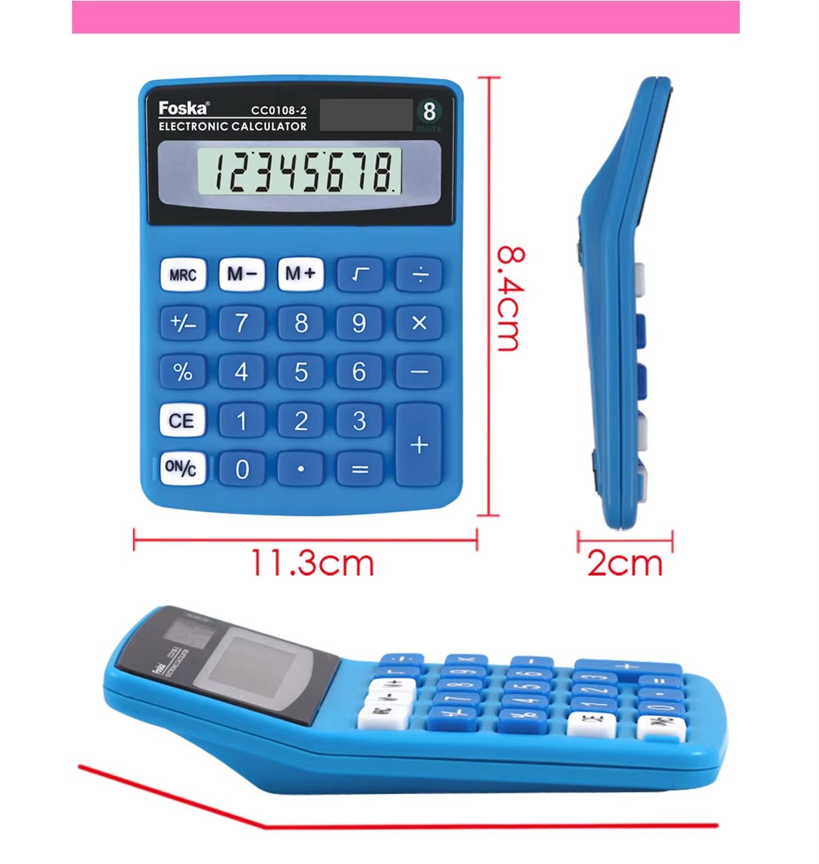 8 digits calculator for office