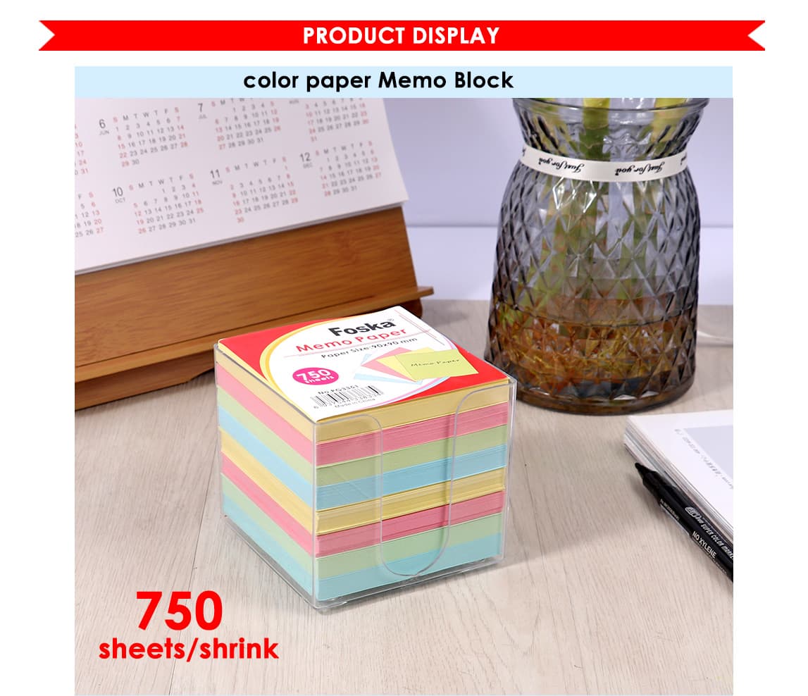 750 sheets memo pads