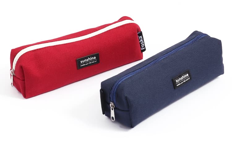 Red and Blue pencil bag