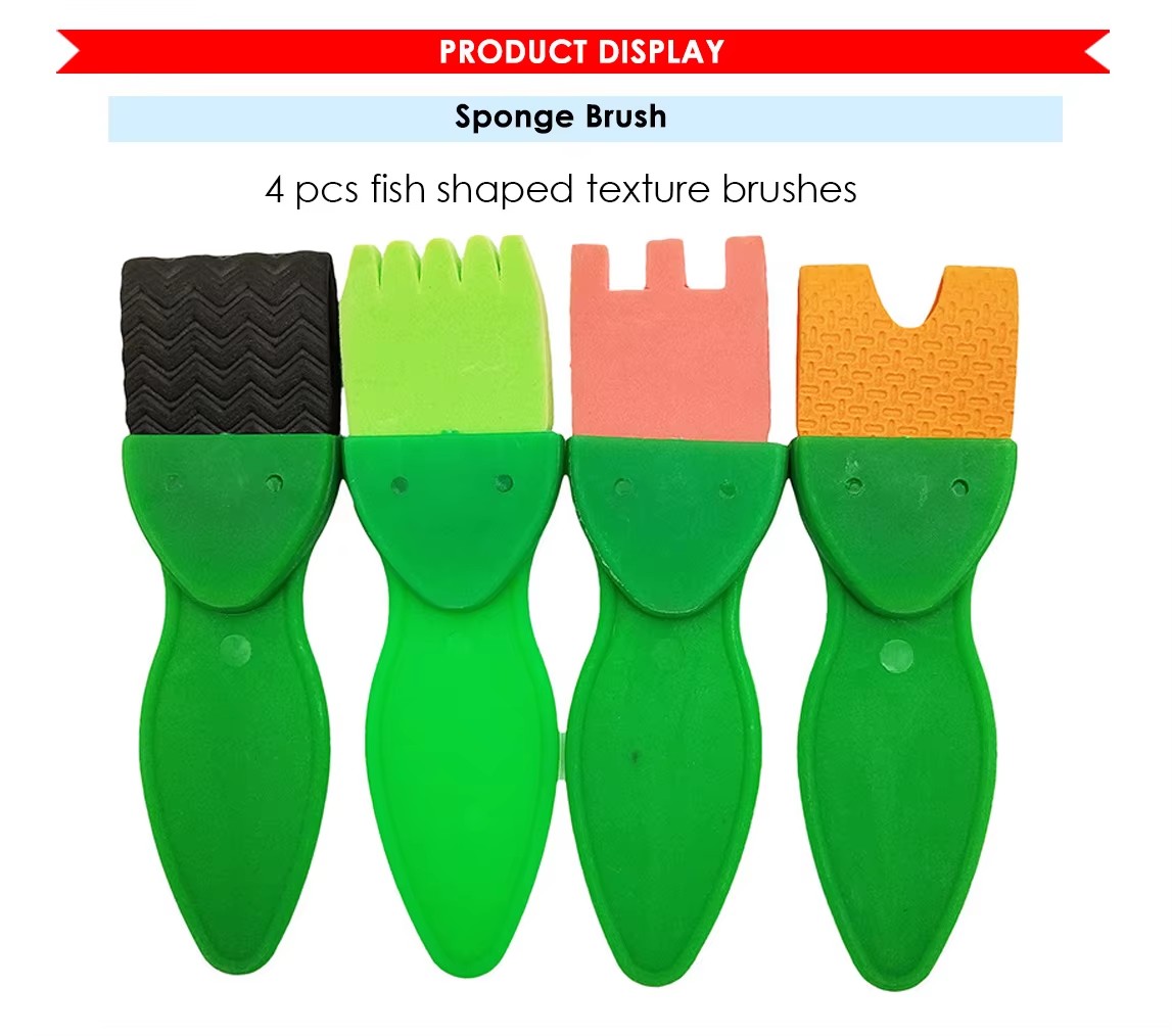 plastic sponge brush 