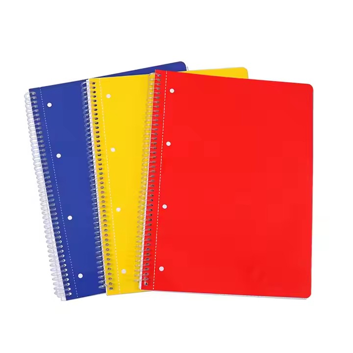 A4 color spiral notebook