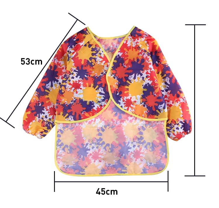 vibrant multicolor apron